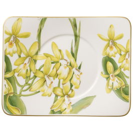 Set 6 farfurioare cesti ceai, din portelan, Amazonia Multicolor, 17 cm, Villeroy & Boch