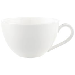 Set 6 cani Cappuccino din portelan, Anmut Alb, 400 ml, Villeroy & Boch