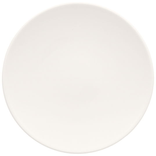 Set 6 farfurii intinse din portelan, Anmut Coupe Alb, 29 cm, Villeroy & Boch