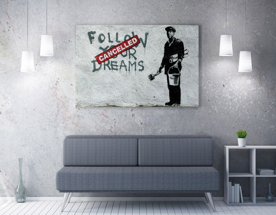 Tablou Canvas Follow Your Dreams WY58 Multicolor, 70 x 50 cm