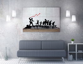 Tablou Canvas Menashe WY30 Multicolor, 70 x 50 cm