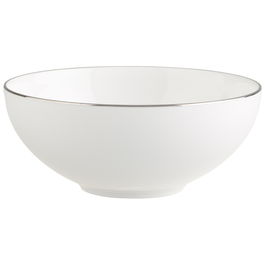 Set 6 boluri din portelan, Anmut Platinum No.1 Individual Alb / Argintiu, 13 cm, Villeroy & Boch