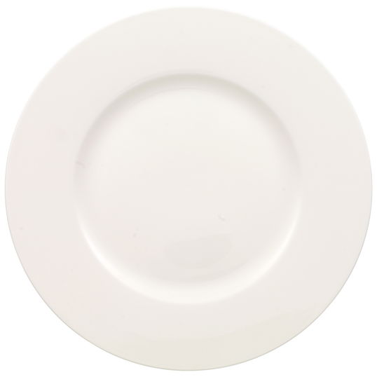 Set 6 farfurii salata, din portelan, Anmut Alb, 22,5 cm, Villeroy & Boch