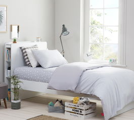 Lenjerie de pat copii bumbac Calm Light Blue
