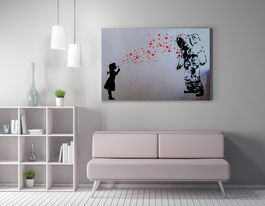 Tablou Canvas Astronaut WY05 Multicolor, 100 x 70 cm