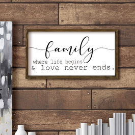 Tablou Family KZM311 Multicolor, 50 x 25 cm