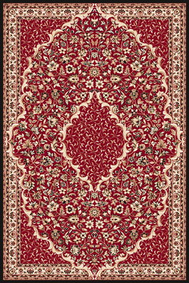 Covor Persea Dark Red, Wilton