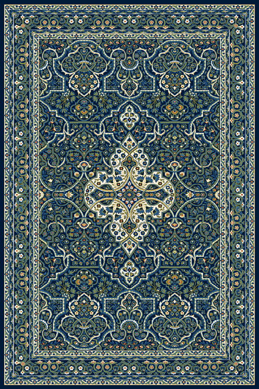 Covor Laurus Navy Blue, Wilton