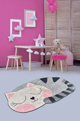 Covor pentru copii Big Cat Multicolor