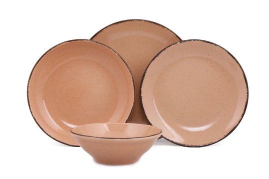 Set vesela din portelan, Belen Dinner Roz, 24 piese