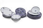 Set vesela din portelan, Niles Dinner Multicolor, 24 piese