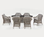 Set mobilier gradina / terasa Nova Antracit, masa + 6 fotolii, L180xl75xH90 cm