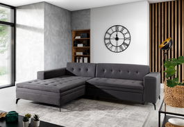 Coltar Extensibil Solis cu Sezlong pe Stanga, l295xA195xH93 cm
