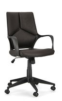 Scaun de birou ergonomic, tapitat cu stofa Damon Small Negru, l61xA61,5xH96-106 cm