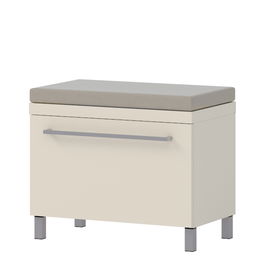 Banca tapitata cu stofa, cu 1 usa, Rio K1 Bej, l60xA35xH46 cm
