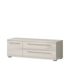 Comoda TV din pal si MDF, cu 1 usa si 2 sertare, Piano TV135-1K2F/PN Medium Bej, l135xA45xH46 cm