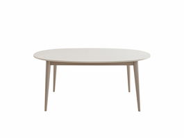 Masa din pal, Nicole Crem / Grej, L180xl110xH75,8 cm