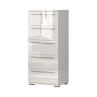 Cabinet din pal, cu 5 sertare, Piano F5/PN Tall Bej, l60xA45xH135 cm