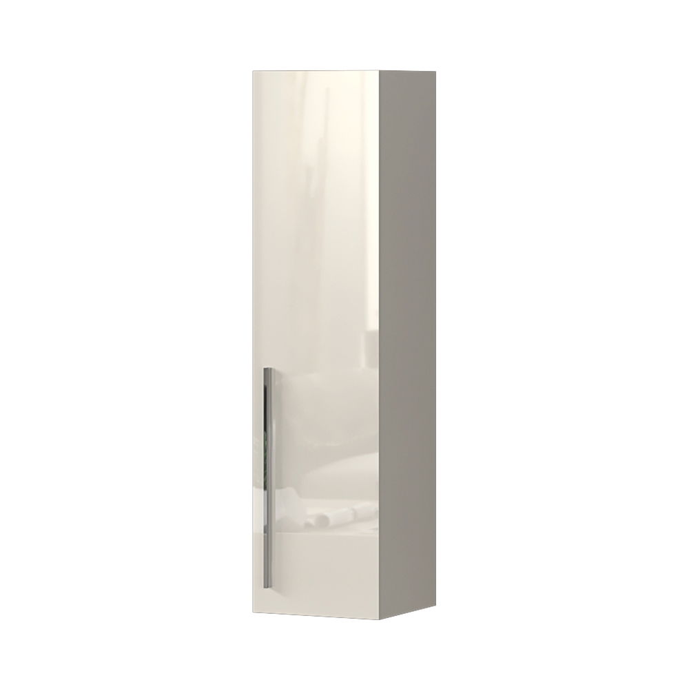 Cabinet suspendat din pal si MDF, cu 1 usa, Piano VK30-1K/PN Tall Bej, l30xA29xH115 cm
