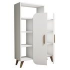 Cabinet din pal cu 2 usi Form Alb, l90xA32xH132 cm