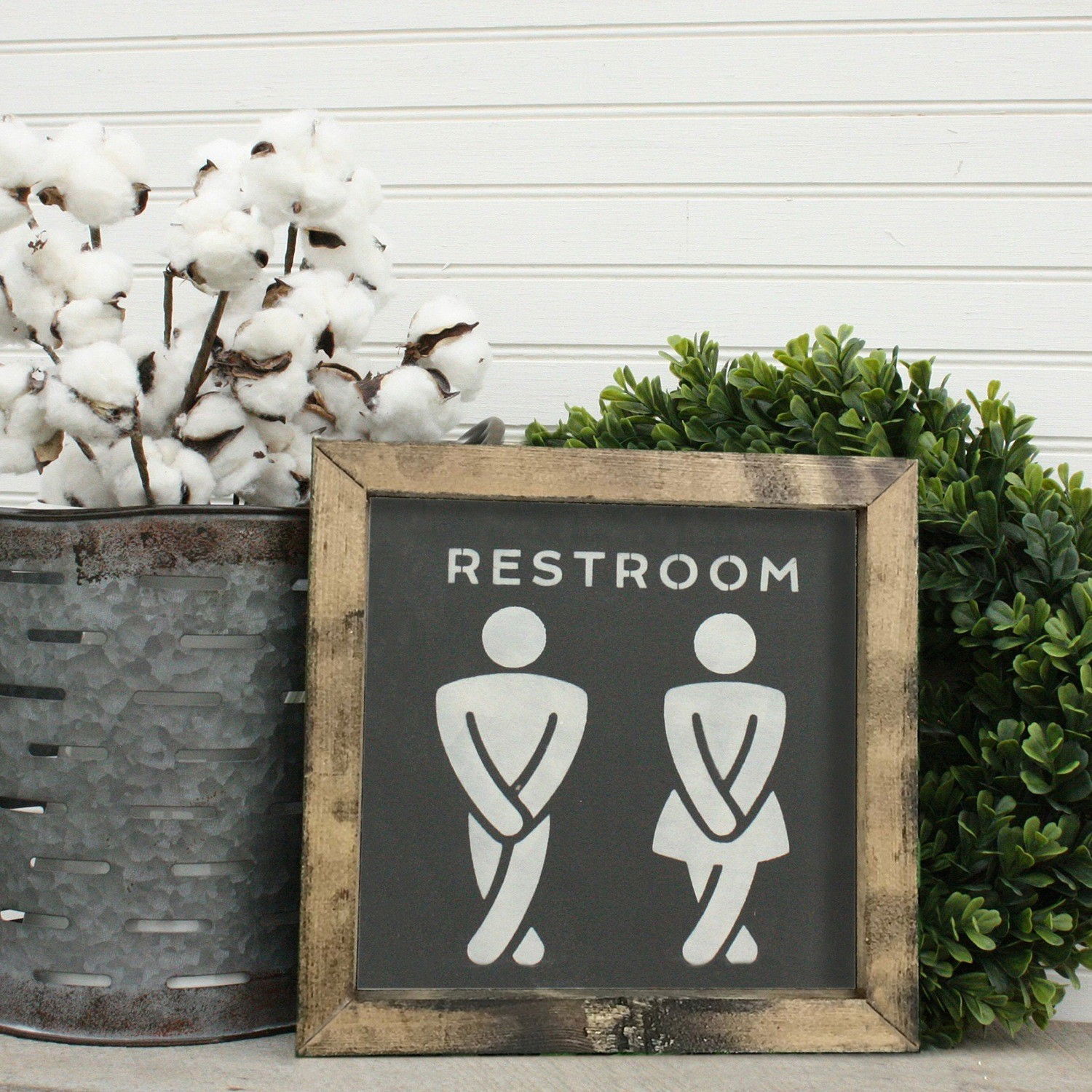 Tablou Restroom UKZM047 Multicolor, 15 x 15 cm