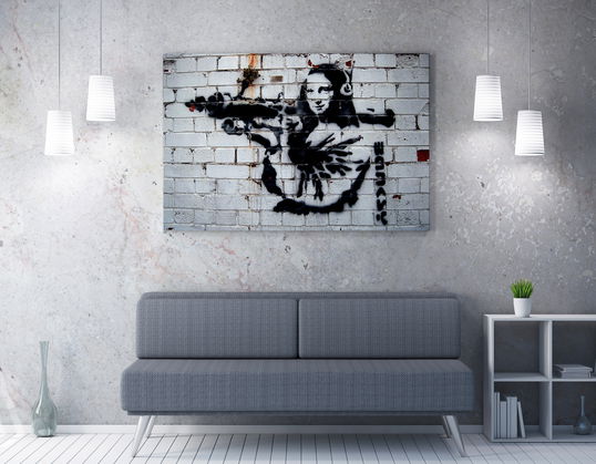 Tablou Canvas Graffiti Small WY26 Multicolor, 70 x 50 cm