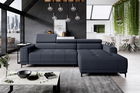 Coltar Fix, Sezlong pe Dreapta, Mecanism Electric Relax, Tetiere Reglabile, Hugos Mini, l276xA177xH77-96 cm