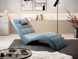 Fotoliu sezlong relaxare, tapitat, Lodon New, l75xA180xH85 cm