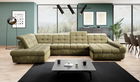 Coltar Extensibil, Sezlong pe Stanga, Lada de Depozitare, Tetiere Reglabile, Infamy XL R1, l365xA216xH81-93 cm