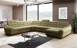 Coltar Extensibil, Sezlong pe Stanga, Lada de Depozitare, Tetiere Reglabile, Infamy XL R2, l398xA314xH81-93 cm