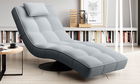 Fotoliu sezlong relaxare, tapitat, Lexica, l74xA162xH86 cm