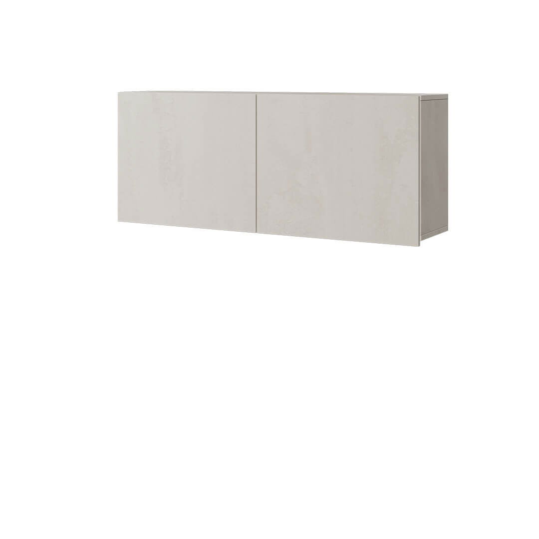 Cabinet suspendat din pal cu 2 usi, pentru copii si tineret, Teen Flex TF10 Small Gri, l110xA27xH45 cm