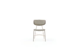 Scaun tapitat cu stofa, Brita Multicolor, l54xA64xH84,5 cm
