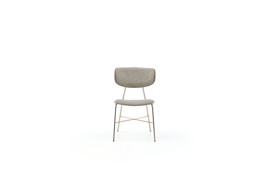 Scaun tapitat cu stofa, Brita Multicolor, l54xA64xH84,5 cm