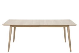 Masa extensibila din furnir Century Stejar Deschis, L200-300xl100xH75,3 cm
