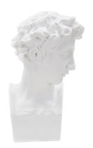 Decoratiune din polirasina Young Roman Alb, L20xl17,5xH30 cm
