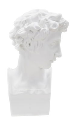 Decoratiune din polirasina Young Roman Alb, L20xl17,5xH30 cm
