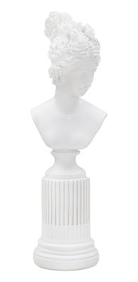 Decoratiune din polirasina Statua Woman Alb, L11xl10,5xH35,5 cm