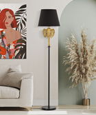 Lampadar Elephant Negru / Auriu, Ø37xH164 cm