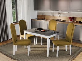 Set Masa + 4 Scaune Grand Mustar