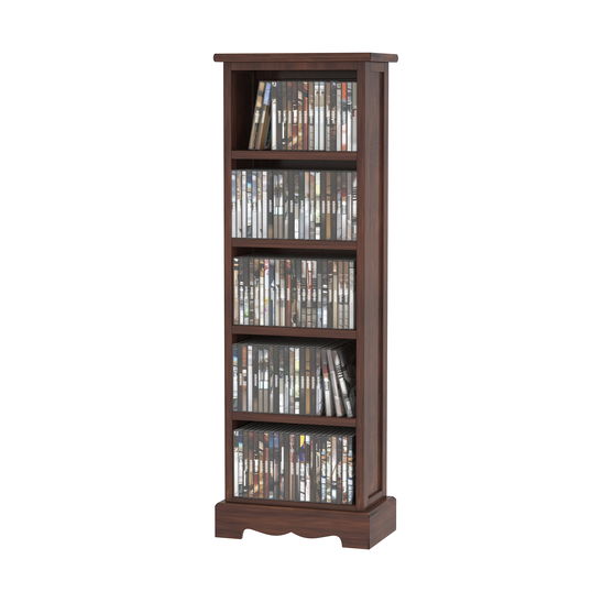 HomCom Mobila 5 Rafturi in Lemn, Maro, 30x17x90cm