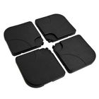 Outsunny  Set 4buc Baza pentru Umbrela de Gradina in Plastic 50 × 50 × 7.5cm