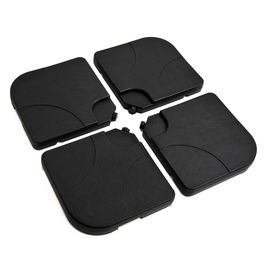 Outsunny  Set 4buc Baza pentru Umbrela de Gradina in Plastic 50 × 50 × 7.5cm