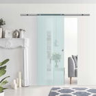 HomCom usa glisanta sticla rodata 77.5x205cm, transparenta | AOSOM RO