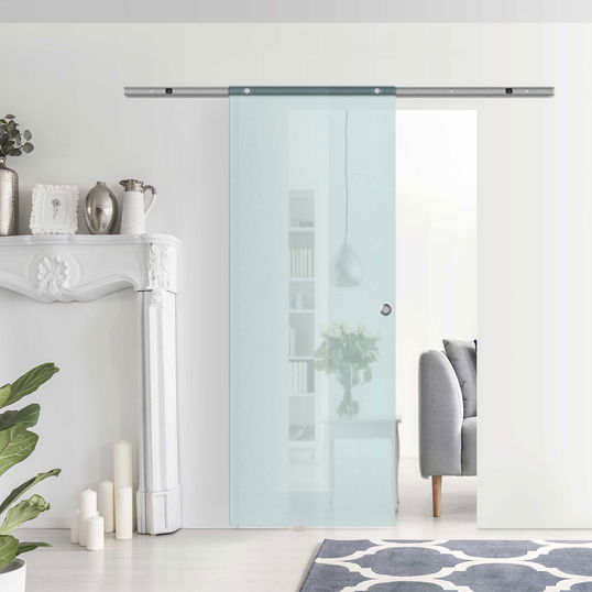 HomCom usa glisanta sticla rodata 77.5x205cm, transparenta | AOSOM RO