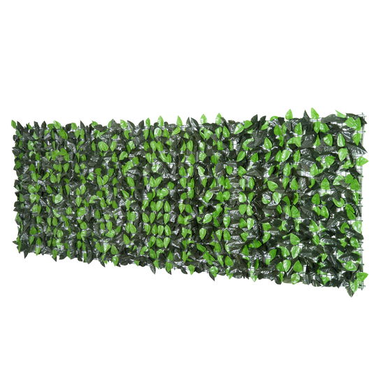 Outsunny Gard artificial Verde 1X3m Gard iedera artificiala Gard frunze artificiale Demarcatie|Aosom.ro