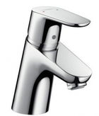 Baterie lavoar monocomanda cu ventil Push-Open fara tija Hansgrohe Focus 70