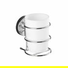 Suport periute de dinti Wenko Vacuum-Loc®, 7.5 x 11.5 cm, otel/polipropilena, argintiu