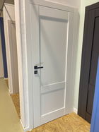 Usa Havana Lider Furniture®, cu toc reglabil, latime 81,8 cm, inaltime 201,7 cm, culoare alb mat
