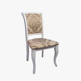 SCAUN ASY 4 LEMN CREM TAPITERIE CREM+IMPRIMEU